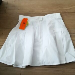 NWT Lizsport White Tennis Skirt 8